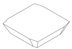 Carbide Insert SFFN 1203EFR P15U for Aluminum Machining