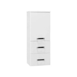 White Aquaton Amerina Wall-Mounted Semi-Columna 1A137803AM0101