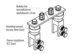Main Grounding Busbar GZSH.10-430.150.3M8-M
