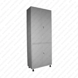 Metal Storage Cabinet with 3 Shelves, Model SHM.02.01