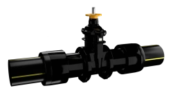 Rubber-Wedged Valve for Gas Supply with Reinforced Coating Model 31вч23р1