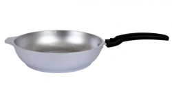 Aluminum Cast Frying Pan 220/50mm with Removable Bakelite Handle by Kukmara