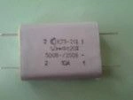 Metalized Polyester Capacitors for Suppressing Radio Interference K73-21B
