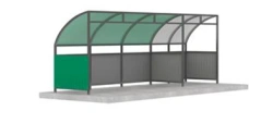 Container Platform for Solid Waste Storage (Euro Canopy)