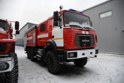 Fire-Rescue Vehicle AПС 6.0-130-2.5 Type 58810 Mod 58810N on Ural-63701-1951 Chassis