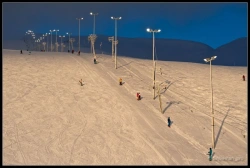 Ski Tow Ropeway System for Skiing and Snowboarding