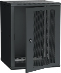 LINEA W 18U Wall-Mounted Cabinet, 600x600mm, Perforated Door, RAL9005