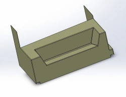 Fiberglass Rear Step for Vehicles 5299-5202730-02