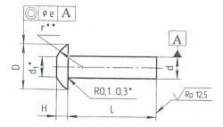 Flat-Rounded Head Rivets OСТ 1 34075-85
