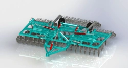 Folding Disc Harrow BDM-6x3P (Sura-6x3P Folding)