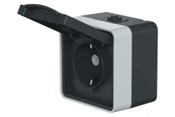 CADUCEUS ALING Protecta Waterproof Socket with Grounding 16A, 250V, IP55