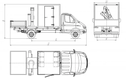 Mobile Workshop Van 3008AF-1 with Crane, 3008AF-2 with Crane, 3008CF-1 with Crane, 3008CF-2 with Crane