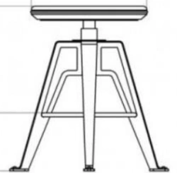 Rotating Stool for Professional Use