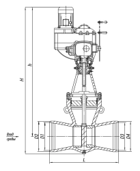 Regulating Valve Type 18с-6-2Э-06 for Pressure Control