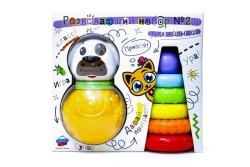 Educational Development Set No. 2: Wobble Toy + Stacking Rings KNOPA 1/7