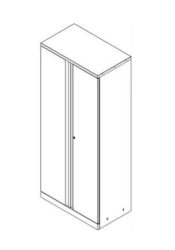 Metal Archive Cabinet for Document Storage