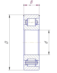 Rolling Bearing 75-3180209E1C15-ETU 100/3