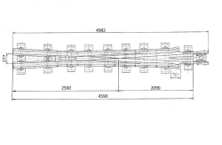 R65 Type Crosspiece Model 1/9 for Switch Installations