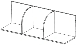 Modular Wall Unit for School and Office Supplies SMD.12