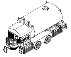 Asphalt Emulsion Transportation and Heating Equipment Model AHR-1000