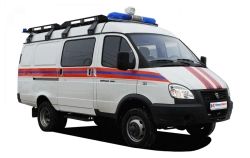 Emergency Rescue and Police Vehicle Type N1GSB Modification N1GBFS Based on GAZ 27057 with Diesel Engine