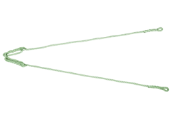 Adjustable Double Safety Lanyard for Fall Protection" (function and purpose first, then model)