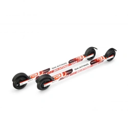ELVA SK620R Skate Roller Skis with Rubber Wheels