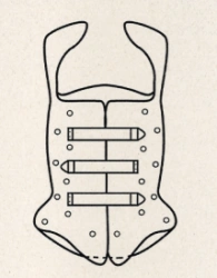Rigid Support Corset for Lower Thoracic Spine KRO-271
