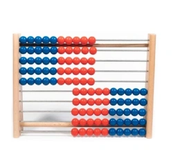 Vertical Abacus for Tabletop Use