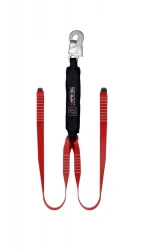 Double Safety Lanyard with Shock Absorber ABS712