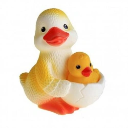 Bath Duck Mother with Duckling - Fun Bath Time Toy