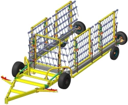 Universal Soil Treatment Aggregator with Heavy Spring Tooth Harrows UPA-BZP-21