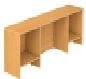 Table Barrier Shelf for Public Spaces, Model PLB3.12
