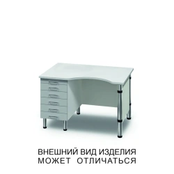 Microscope Table with Drawers, Shelf, and Screen - Model XYZ123