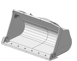 Reinforced Bucket FLS-30-550/N for Excavators