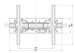 Cross Piece for Rail Junctions (Model MSZ.8341.01.000)