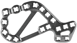 Non-Sterile Heel Plates for Osteosynthesis, Left & Right, Art. 459.571R/L