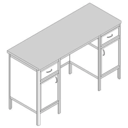 Doctor's Work Table MA-3 for Medical and Home Use