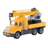 Rotating Platform Toy Crane Truck for Kids - Model 55613