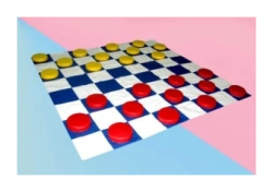 Soft Checkers Module - Game Field and Pieces