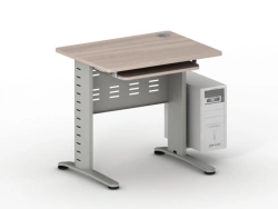 Computer Desk Type 1 - Laminated Chipboard, Keyboard Shelf