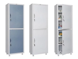 Medical Cabinet for Storing Medications and Instruments - HILFE MD 1 1760/SS