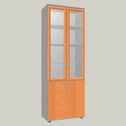 Document Cabinet with Two Glass Doors, Model SHR-3