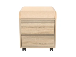 Rolling Nightstand for Bedroom Storage, Model TУВ.17