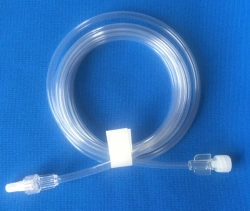 Medical Extension Tube Disposable 3.0x1500 mm with Luer Lock Male Connector