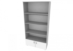 Two-Section Storage Cabinet 1000x400x2000mm Model SHK-1000