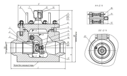 Reverse Welded Check Valve SAZ 44090 DN 50-150 PN 2.5-24.5 MPa