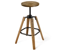 Bar Stool with Brushed Wood Finish - Sheffilton SHT-ST16/S93
