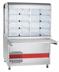 High-Temperature Refrigerated Display Counter with Neutral Cabinet PVV(N)-70KM-S-02-NSH