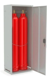 Gas Cylinder Storage Cabinet for Two 40L Tanks Model SHGR 40-2-4